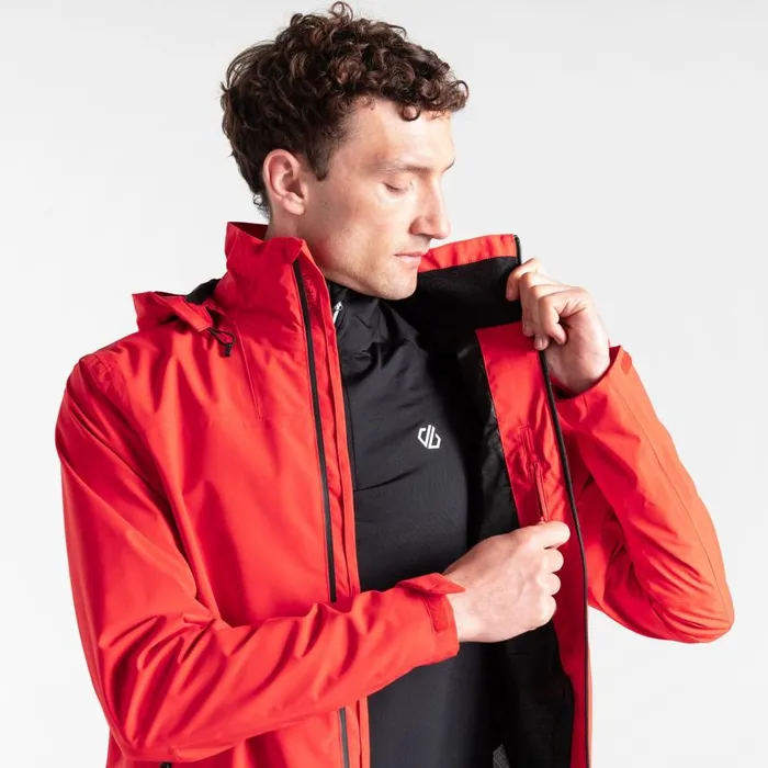 Dare 2b Switch Out II Waterproof Jacket Seville Red Men Waterproof Jackets