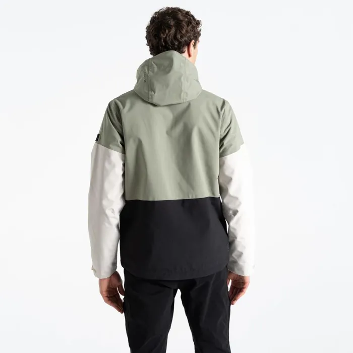 Dare 2b Terrain Waterproof Jacket Oil Green Black Men Waterproof Jackets