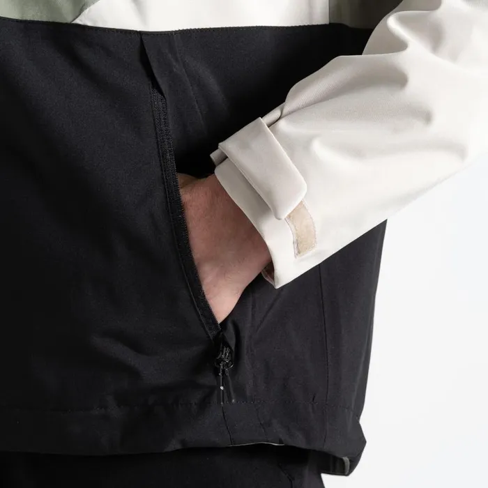 Dare 2b Terrain Waterproof Jacket Oil Green Black Men Waterproof Jackets