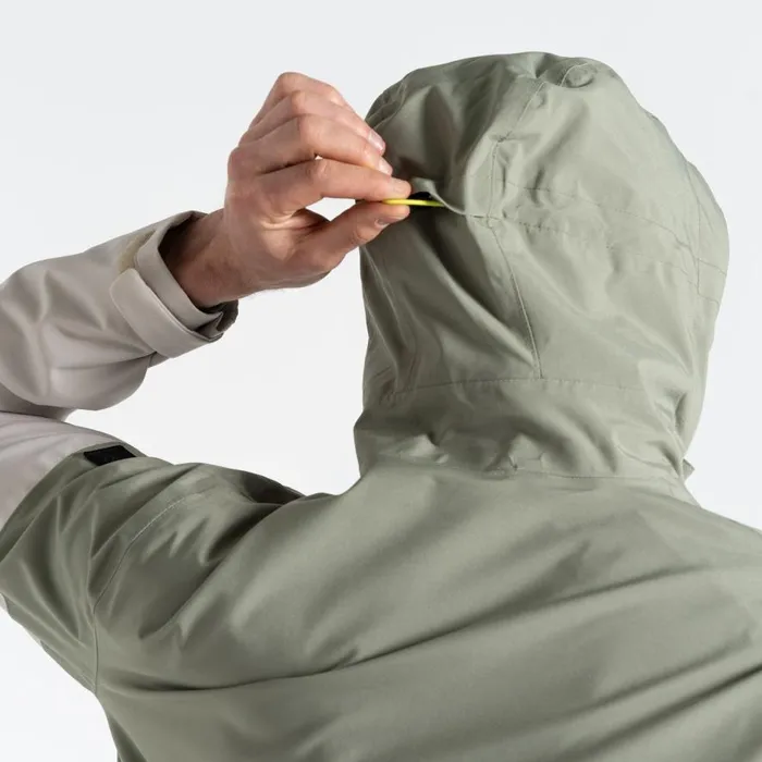 Dare 2b Terrain Waterproof Jacket Oil Green Black Men Waterproof Jackets