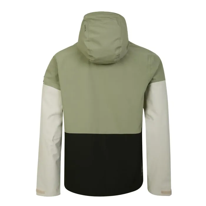Dare 2b Terrain Waterproof Jacket Oil Green Black Men Waterproof Jackets