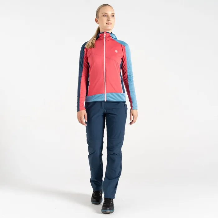 Dare 2b Traversing Core Stretch Midlayer Sorbet Pink Blue Women Midlayers