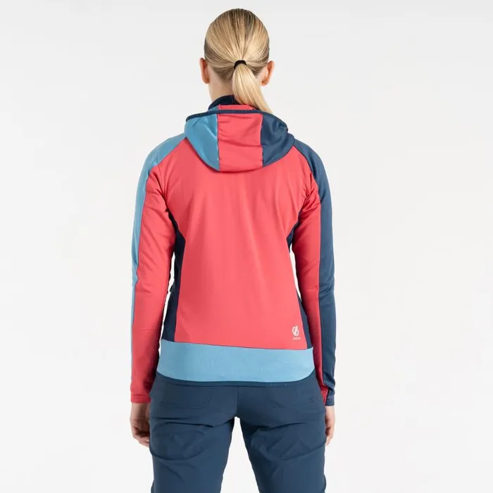 Dare 2b Traversing Core Stretch Midlayer Sorbet Pink Blue Women Midlayers