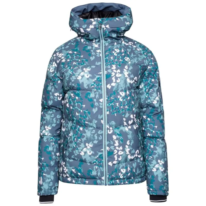 Dare 2b Verdict Recycled Ski Jacket Canton Green Animal Print Women Waterproof Jackets