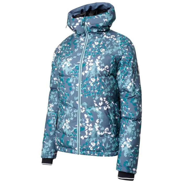 Dare 2b Verdict Recycled Ski Jacket Canton Green Animal Print Women Waterproof Jackets