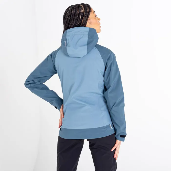Dare 2b Veritas Era Recycled Waterproof Jacket Bluestone Orin Grey Women Waterproof Jackets
