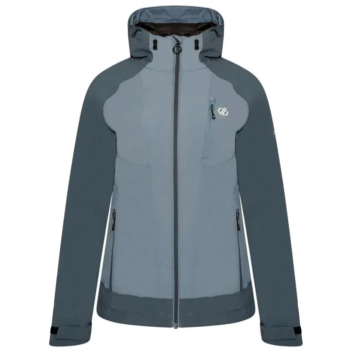 Dare 2b Veritas Era Recycled Waterproof Jacket Bluestone Orin Grey Women Waterproof Jackets