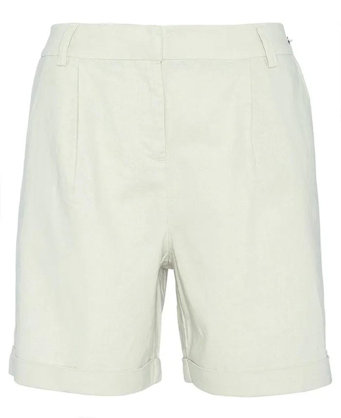 Daria Tailored Shorts French Oak Women Barbour Trousers and Shorts