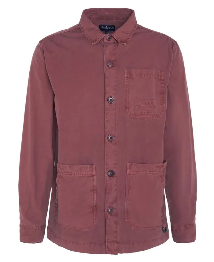Dewsbury Overshirt Dark Slate Men Barbour Overshirts