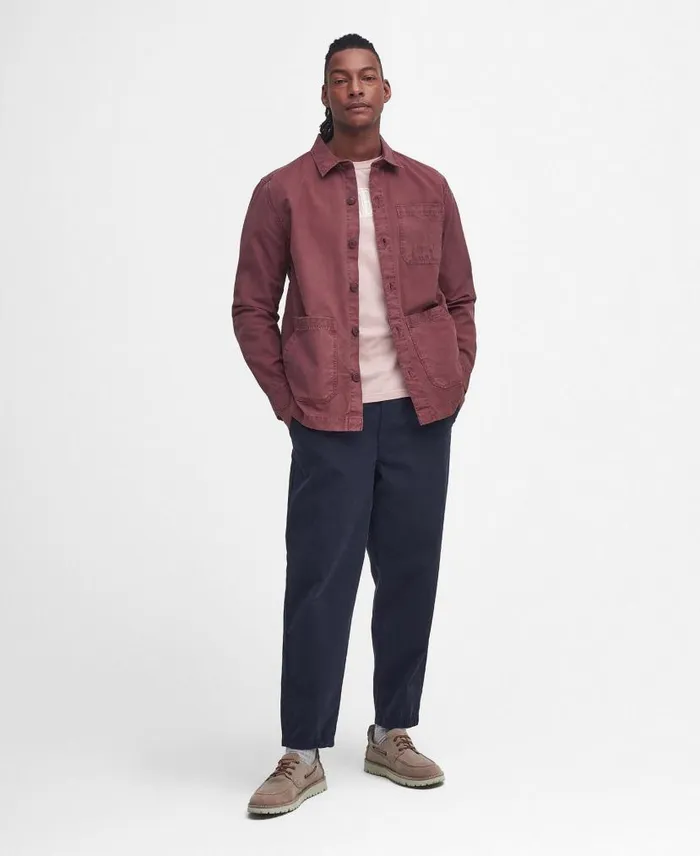 Dewsbury Overshirt Dark Slate Men Barbour Overshirts