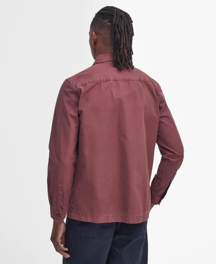 Dewsbury Overshirt Dark Slate Men Barbour Overshirts