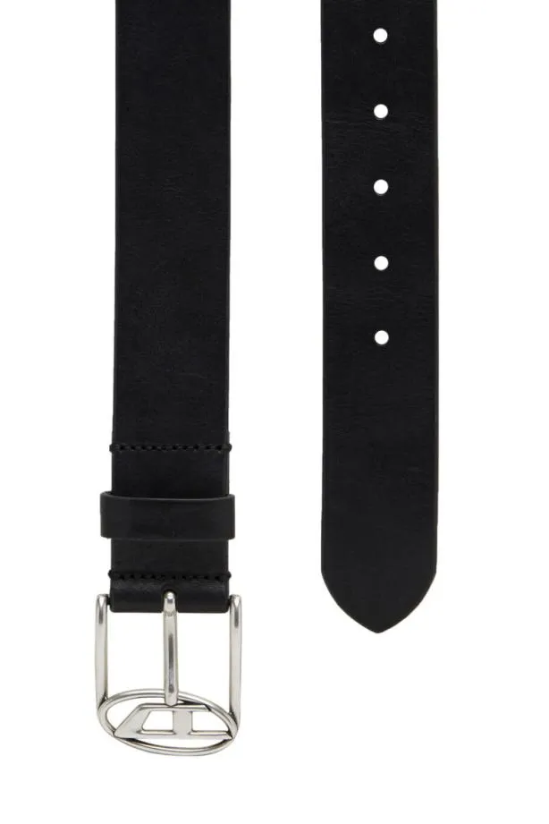 Diesel Bbuckled Black Men Belts