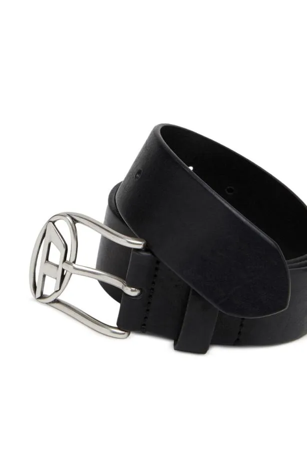 Diesel Bbuckled Black Men Belts