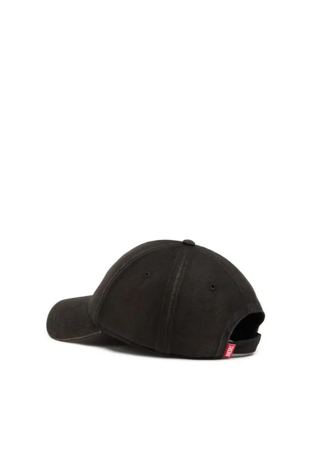 Diesel Crunwash Black Men Caps and Hats