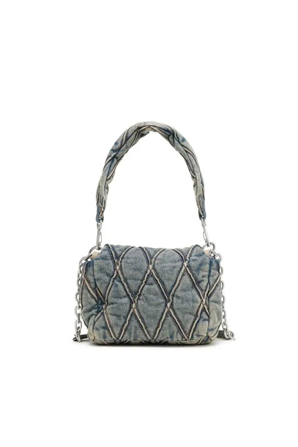 Diesel Charmd Shoulder S Dark Blue Women Shopping And Shoulder Bags