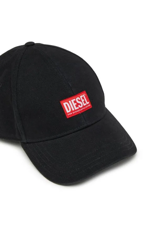 Diesel Corryjacqwash Black Men Caps and Hats