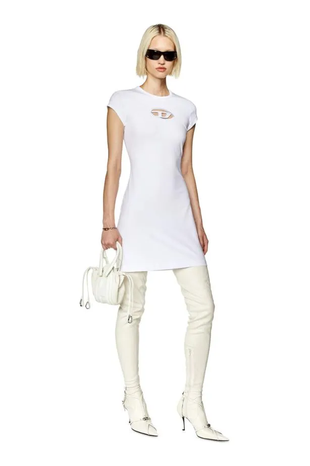 Diesel Dangiel White Women Dresses
