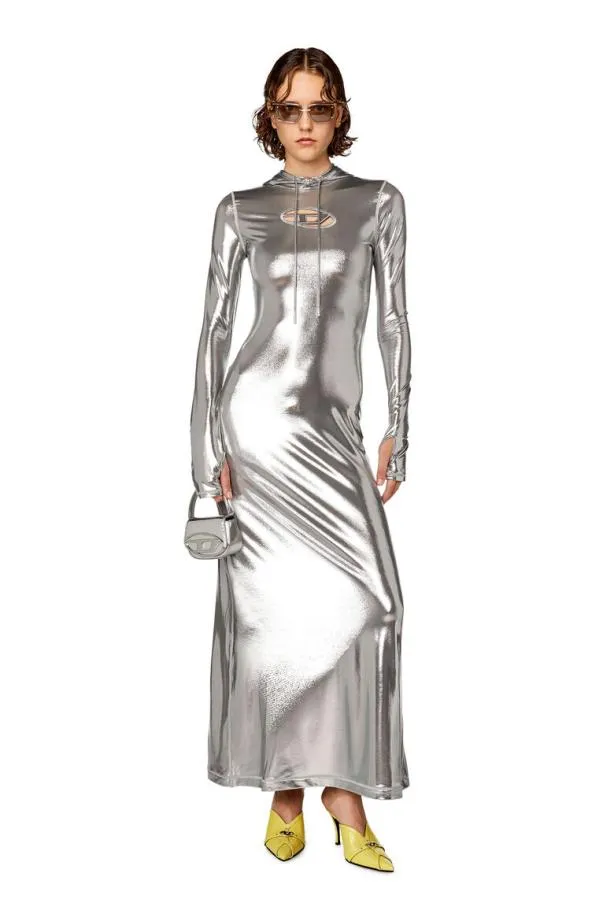 Diesel Dmathildel1 Grey Women Dresses