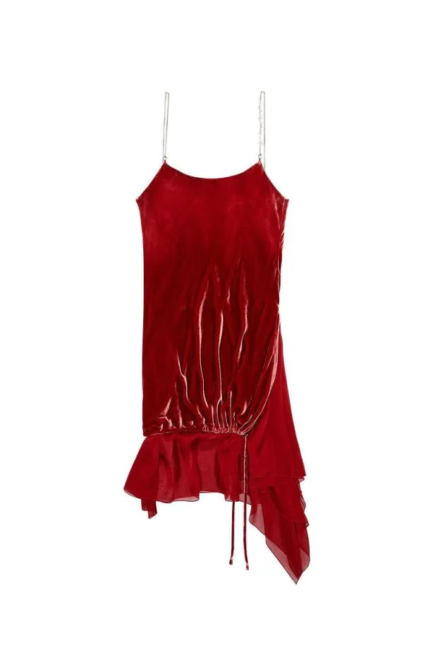 Diesel Druchi Red Women Dresses