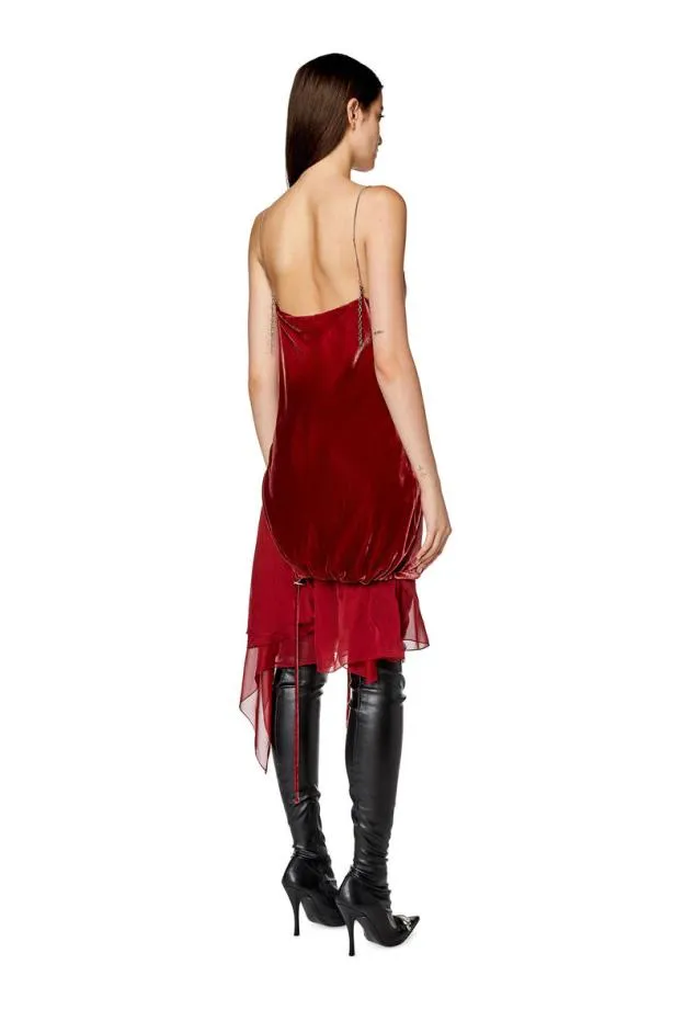 Diesel Druchi Red Women Dresses
