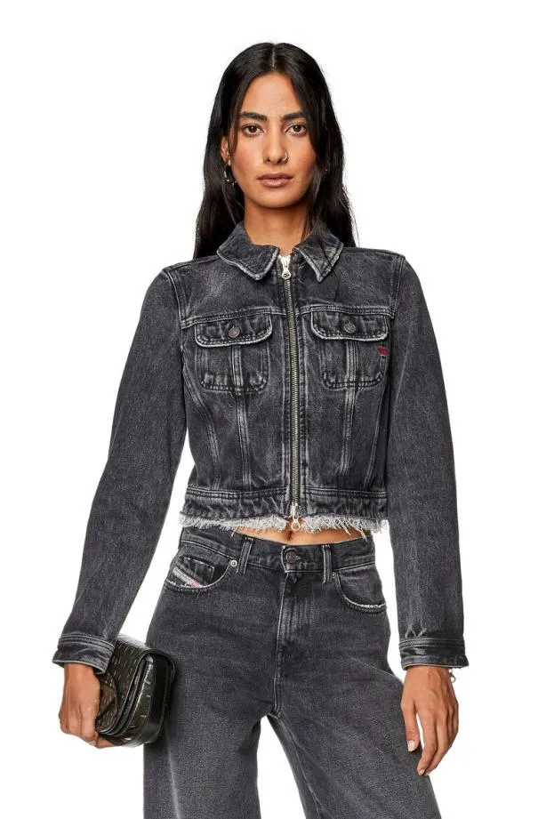 Diesel Deslimmyzs Black Women Jackets