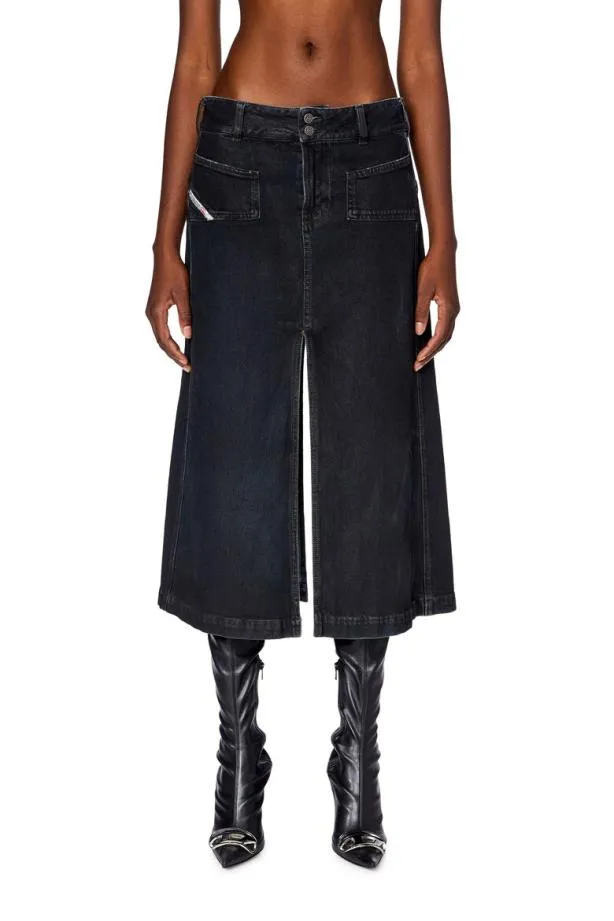 Diesel Deyinkas Blackdark Grey Women Skirts