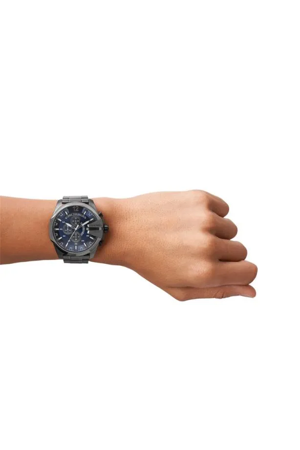 Diesel Dz4329 Mega Chief Silver Men Watches and Smartwatches