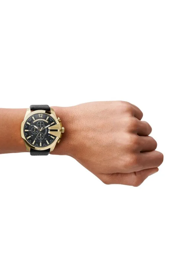 Diesel Dz4344 Mega Chief Black Men Watches and Smartwatches