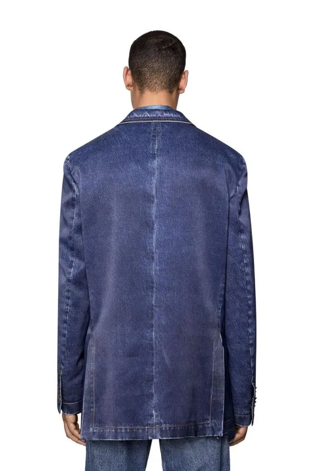 Diesel Jmunroden Blue Men Jackets