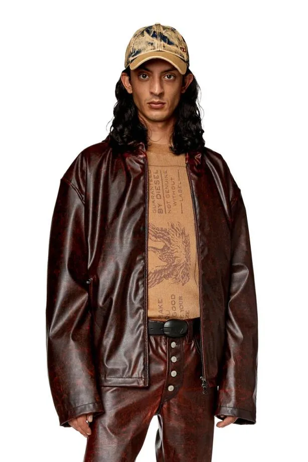 Diesel Jram Brown Men Jackets