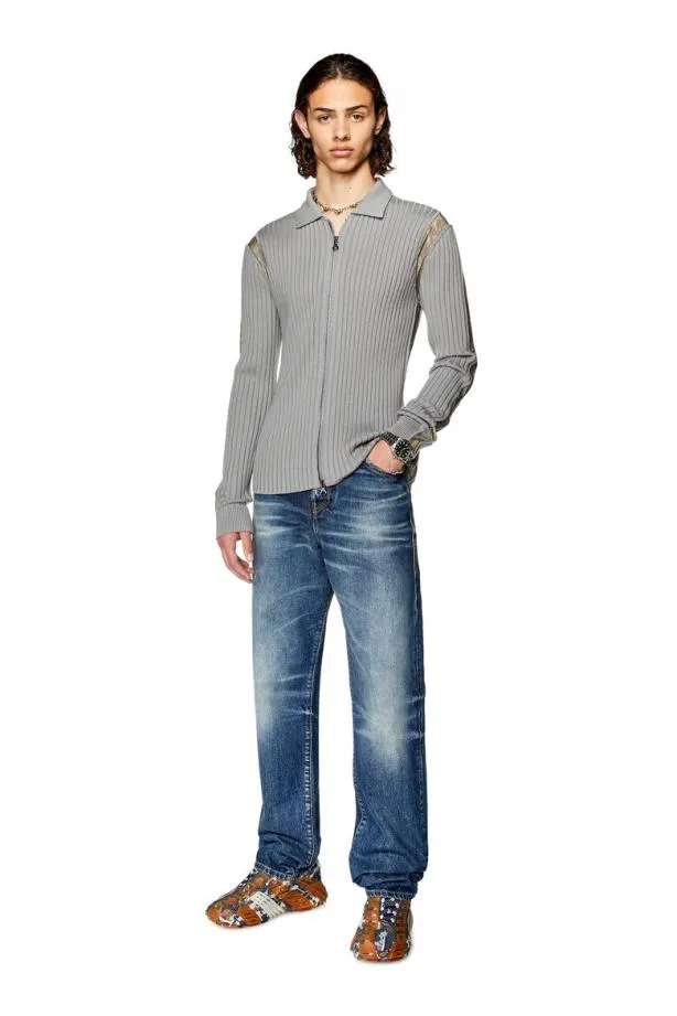Diesel Klipsi Grey Men Knitwear