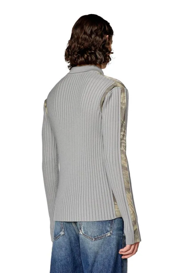 Diesel Klipsi Grey Men Knitwear