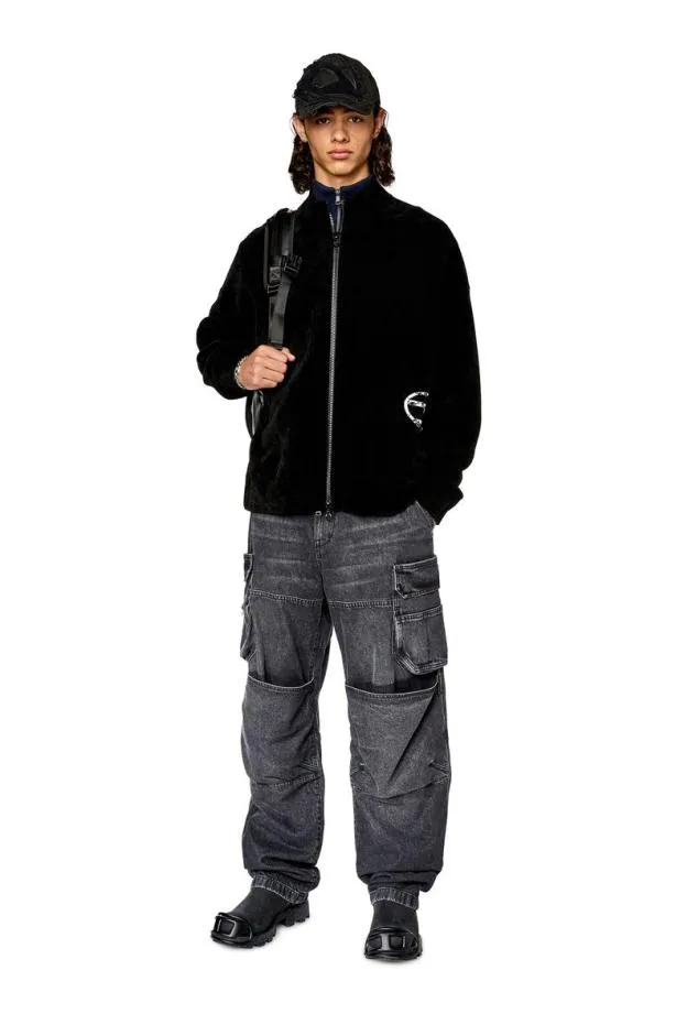 Diesel Ktriajack Black Men Knitwear
