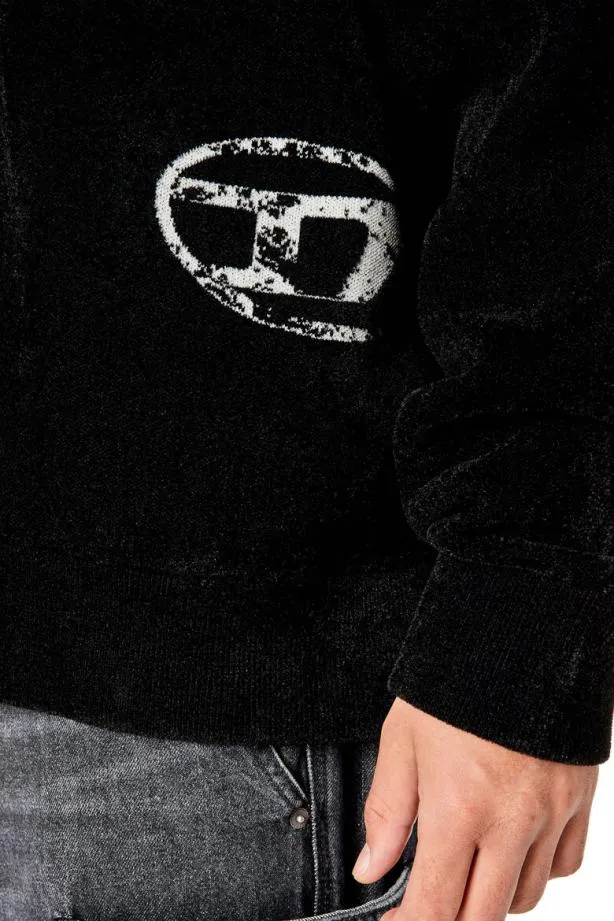 Diesel Ktriajack Black Men Knitwear