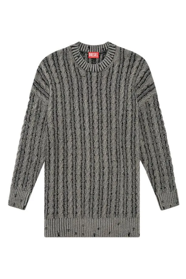 Diesel Mpantesse Grey Women Dresses