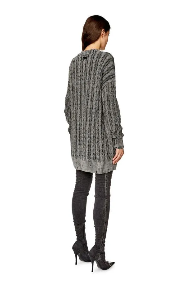 Diesel Mpantesse Grey Women Dresses