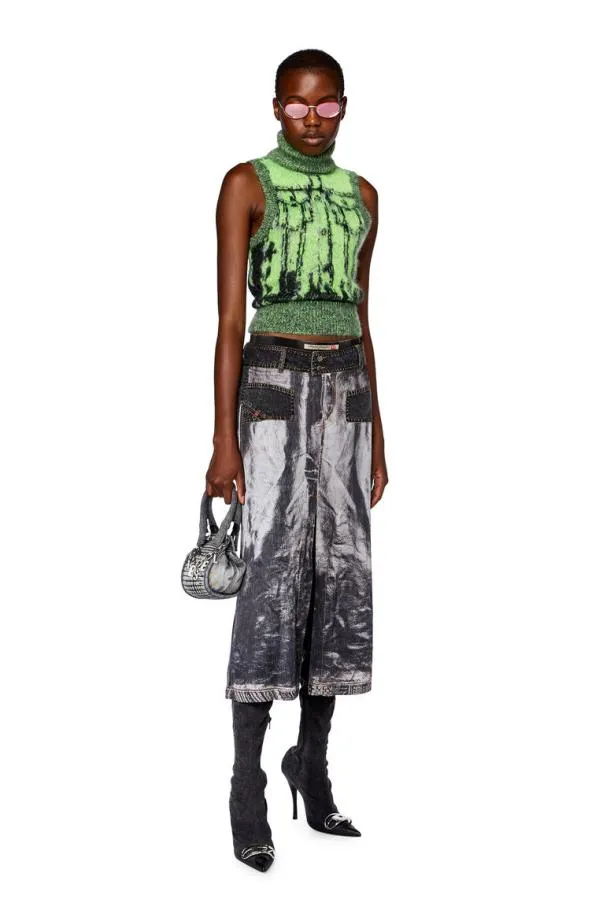 Diesel Msifnos Greenblack Women Knitwear