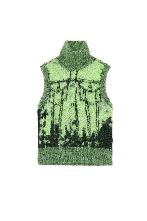 Diesel Msifnos Greenblack Women Knitwear