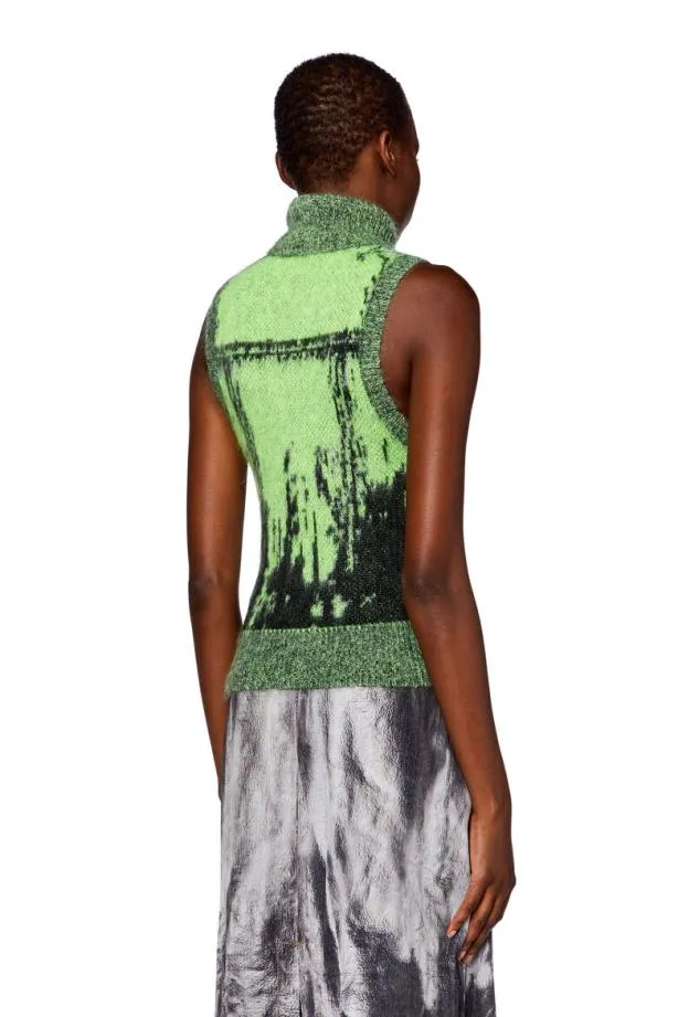 Diesel Msifnos Greenblack Women Knitwear