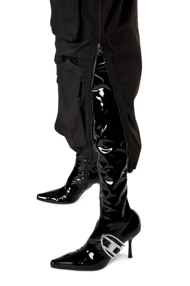 Diesel Omirt Black Women Skirts