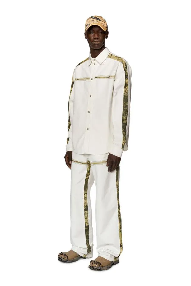 Diesel Pmich White Men Pants and Shorts