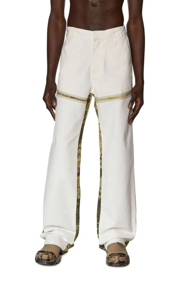 Diesel Pmich White Men Pants and Shorts