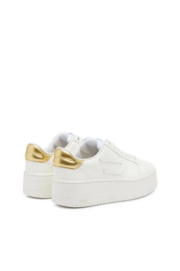 Diesel Sathene Bold W Goldwhite Women Sneakers
