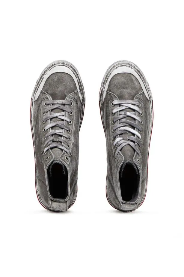 Diesel Sathos Mid Dark Grey Men Sneakers