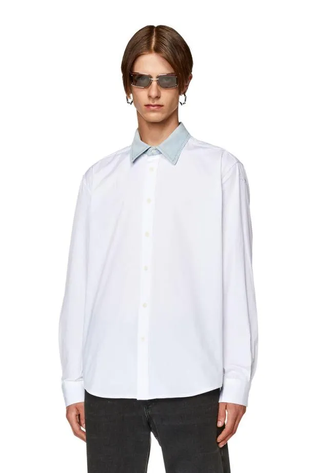 Diesel Sholls White Men Shirts