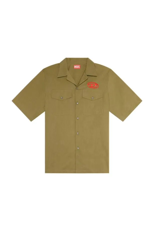 Diesel Smac22b Military Green Men Shirts