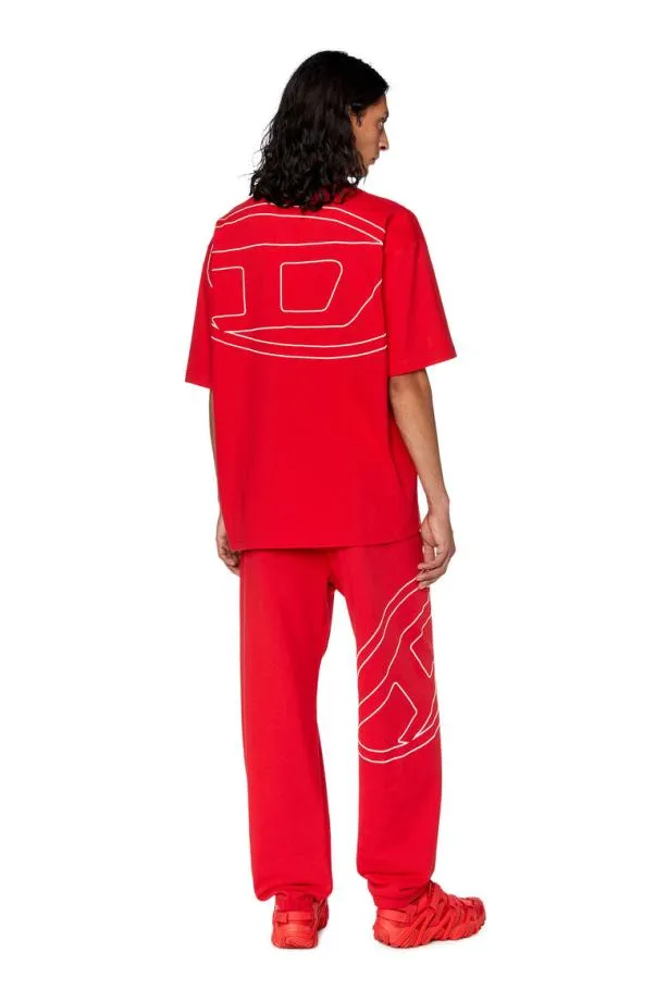 Diesel Tboggymegovald Red Men TShirts and Polos