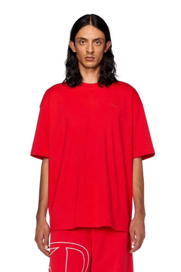 Diesel Tboggymegovald Red Men TShirts and Polos