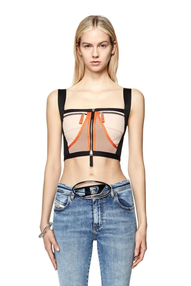 Diesel Tcorsi Orangepink Women TShirts and Tops