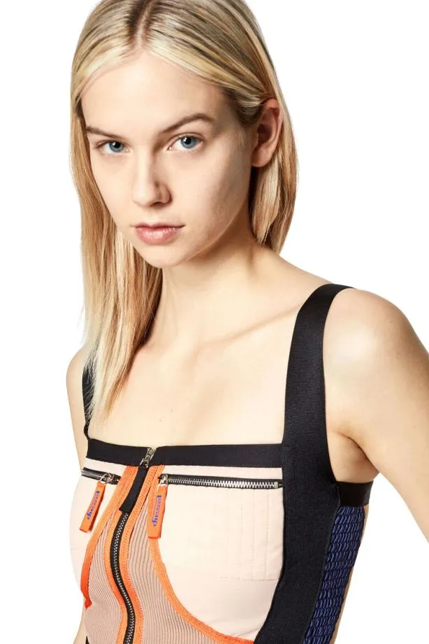 Diesel Tcorsi Orangepink Women TShirts and Tops